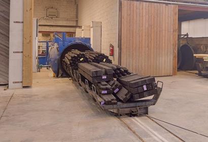 Kesseldruckimprägnierung mit chromfreien Salzen