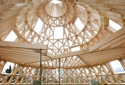 ©Filip Dujardin - Usinage de charpentes en bois