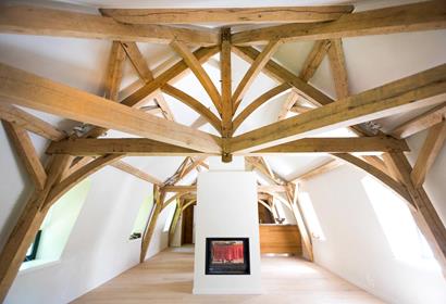 Usinage de charpentes en bois