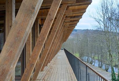 Usinage de charpentes en bois