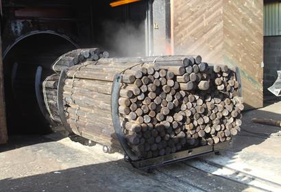 Van creosoot naar chroomvrij impregneren met zout